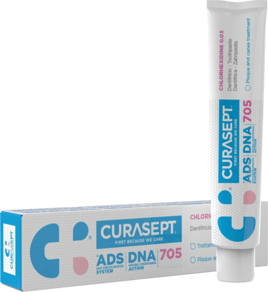 Curasept ADS DNA 705 Tandpasta 0.05% CHX 75ML