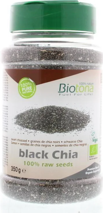 Biotona Black Chia Raw Seeds 350GR