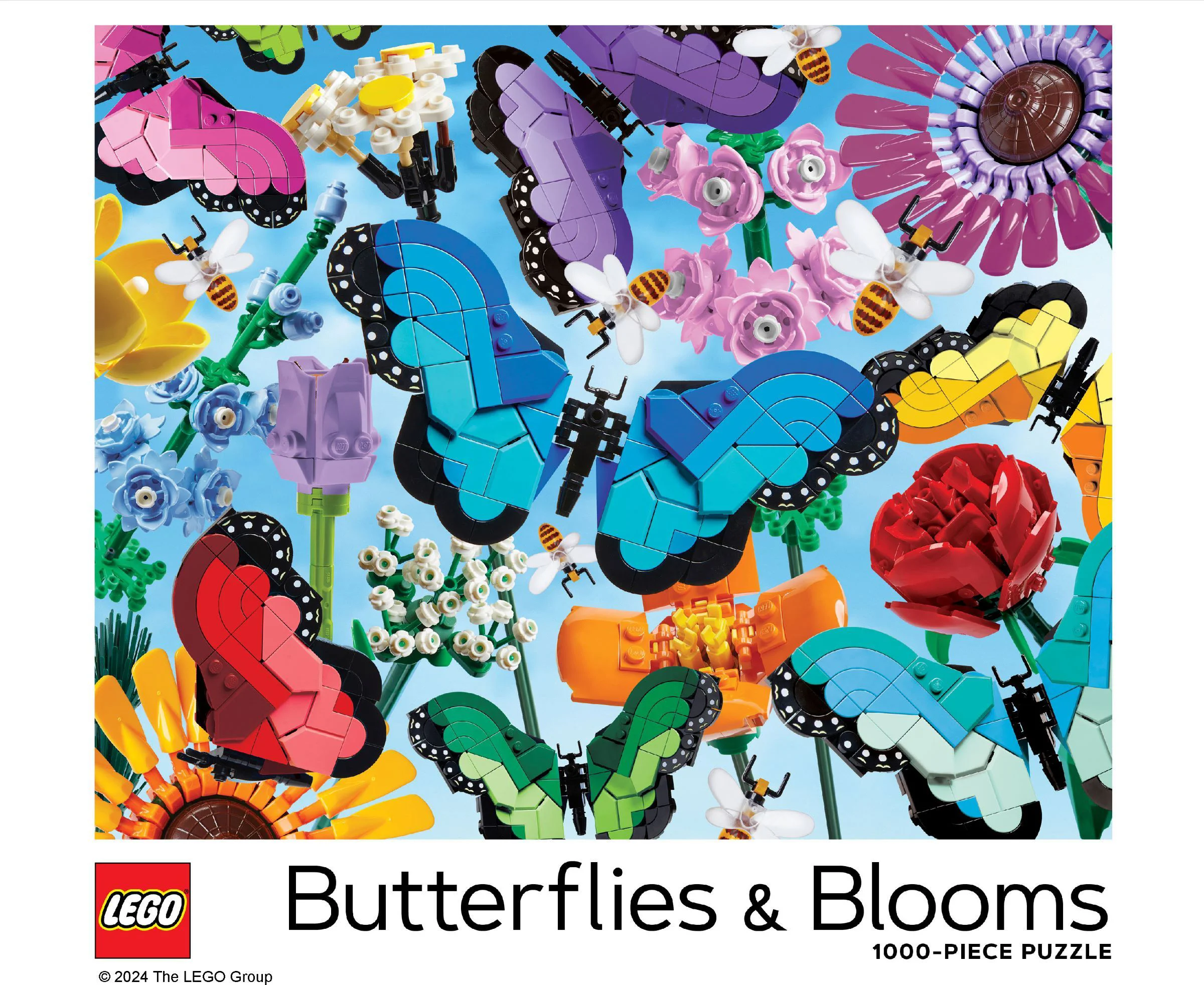 LEGO Vlinders en bloemen puzzel 1000 stukjes