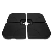 VONROC Parasoltegels Bardolino – Vulbare Parasoltegels - 50x50cm – Inhoud 15L – 4 stuks - voor zweefparasol