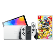 Nintendo Switch OLED Wit + Mario Party Jamboree