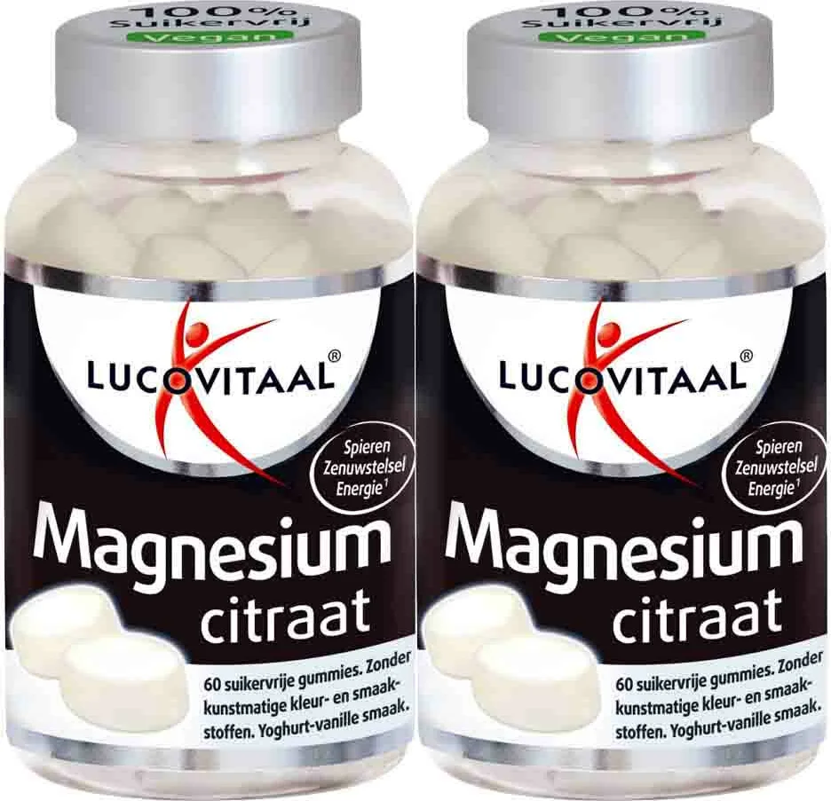 2x Lucovitaal Gummies Magnesium 60 gummies