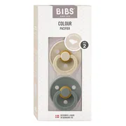 BIBS Fopspeen 6-18 Maanden Anatomic Vanilla/Pine 2ST