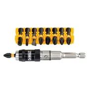 DeWALT DT70518T 10-delige Impact Torsion Schroefbitset + Zwenkbare bit tip houder