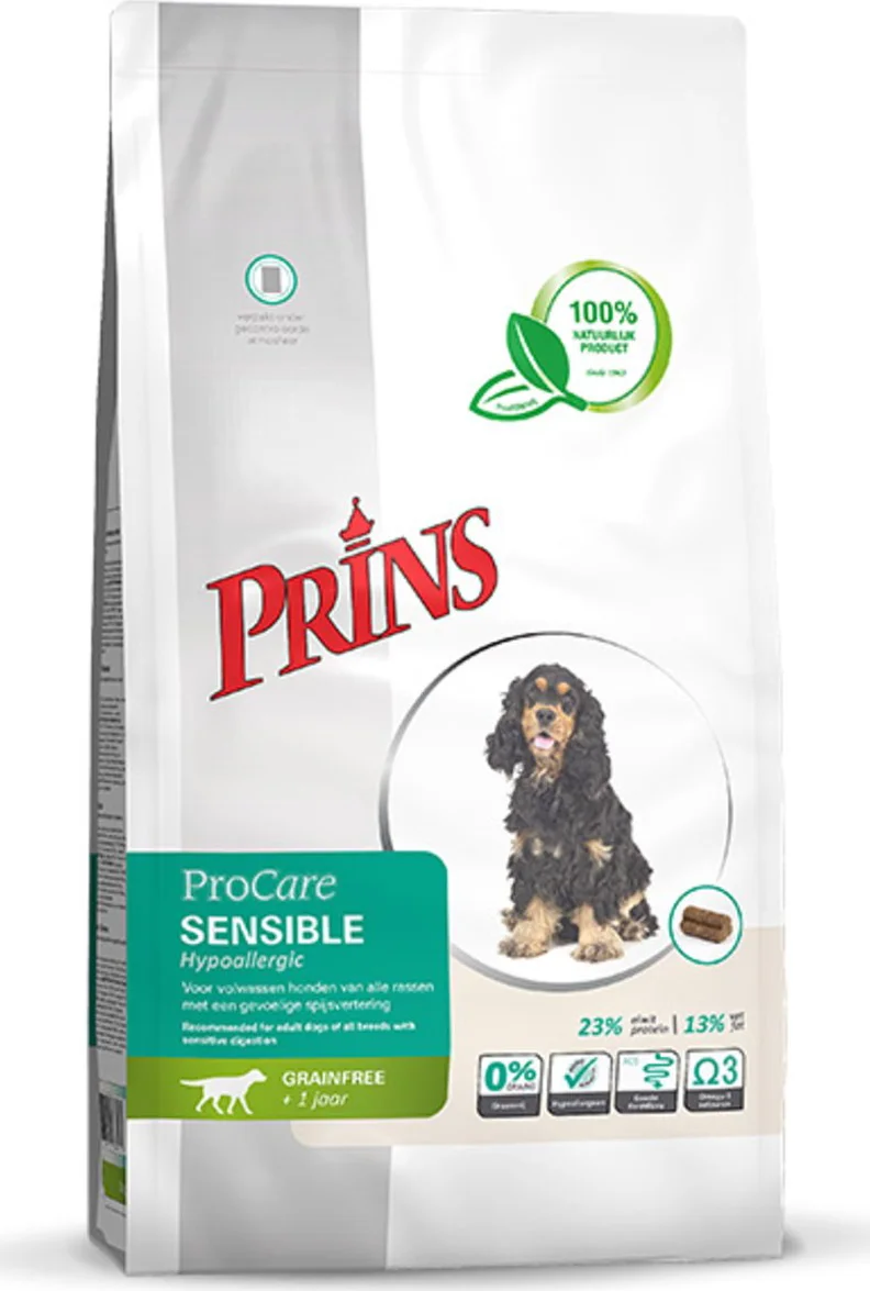 Prins ProCare Graanvrij Sensible Hypoallergic Hondenvoer 3 kg