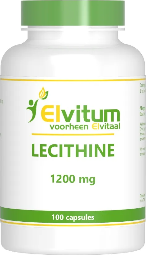 Elvitum Lecithine 1200mg Capsules 100CP