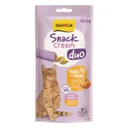 GimCat Kattensnack Cream Duo Kip & Pompoen 6 x 15 gr