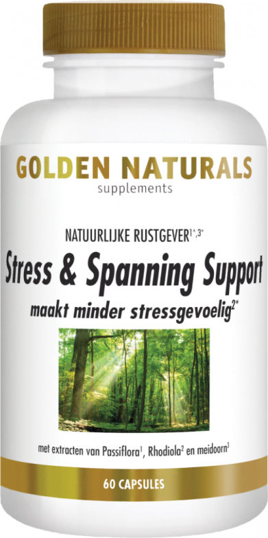 Golden Naturals Stress & Spanning Support 60 vegacapsules