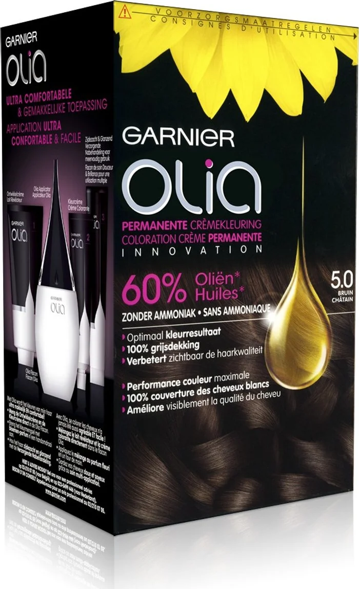 Garnier Olia Permanente Crèmekleuring 5.0 Licht Bruin