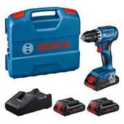 Bosch Professional GSR 18V-45 Accu schroefboormachine 18V 3x 4.0Ah in L-Case - 0615A5002N