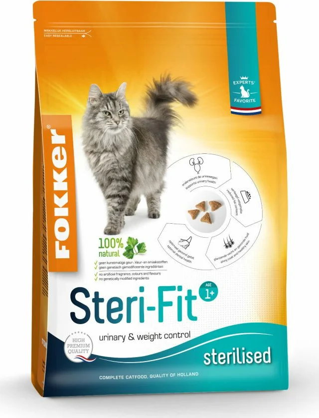 Fokker Steri-Fit Kattenvoer Gevogelte 2,5 kg