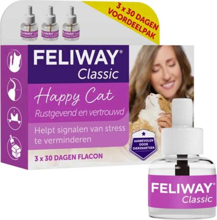 Feliway Classic Navulling 3 x 48 ml
