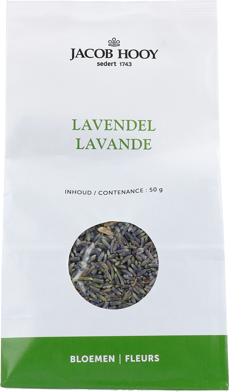 Jacob Hooy Lavendel Bloemen 50GR