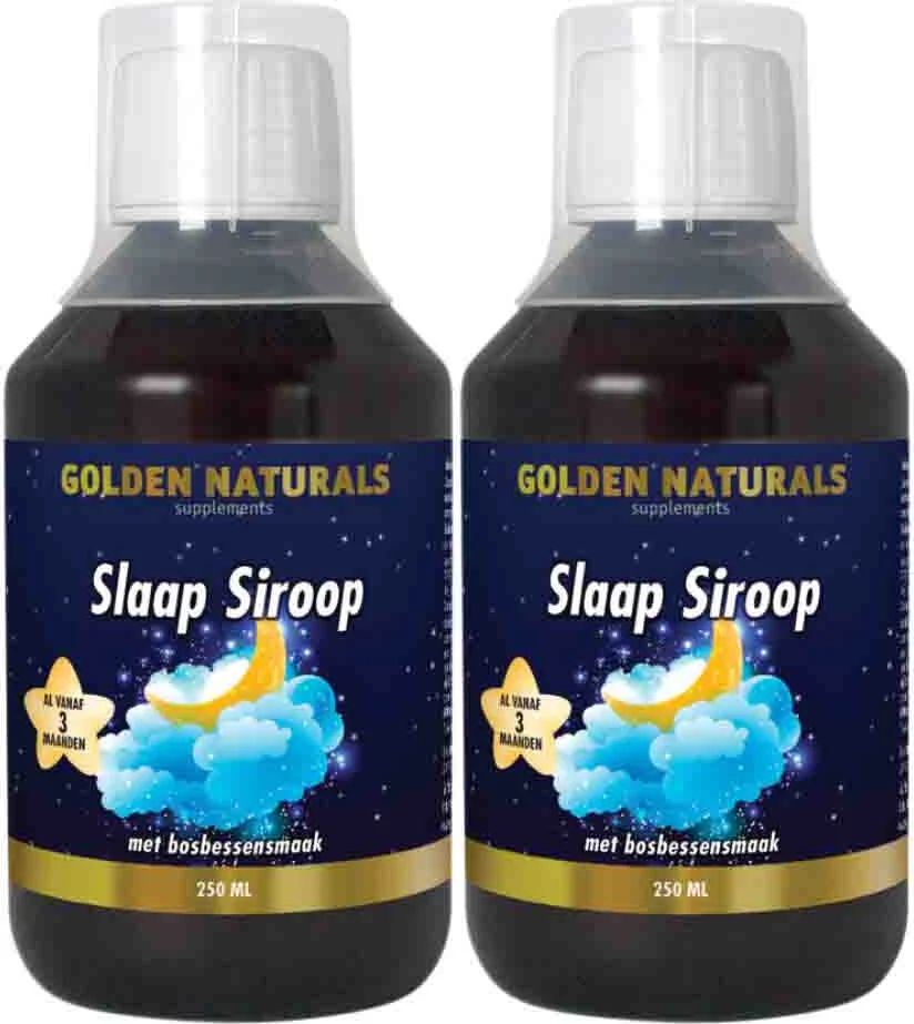 2x Golden Naturals Slaap Siroop 250 ml