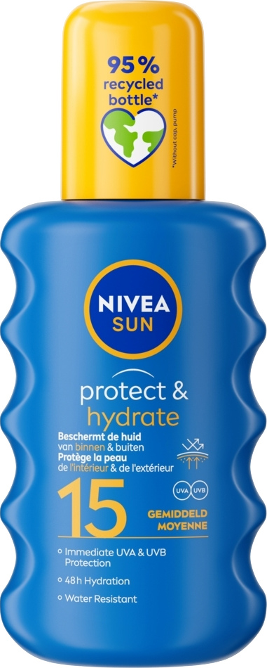 NIVEA Sun Protect & Hydrate Zonnebrand SPF 15 200 ml