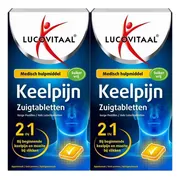 2x Lucovitaal Keelpijn 10 zuigtabletten