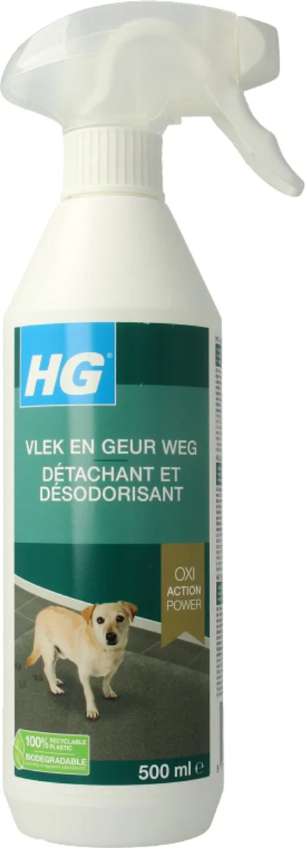 HG Pet Range Vlek & Geur Weg Hond 500 ml