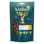 8x Yarrah Hond Bio Oven-Dried Chicken Crunchy Sticks 150 gr