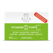Alfa Vitamine K2 & D3 Forte Softgels 60SG