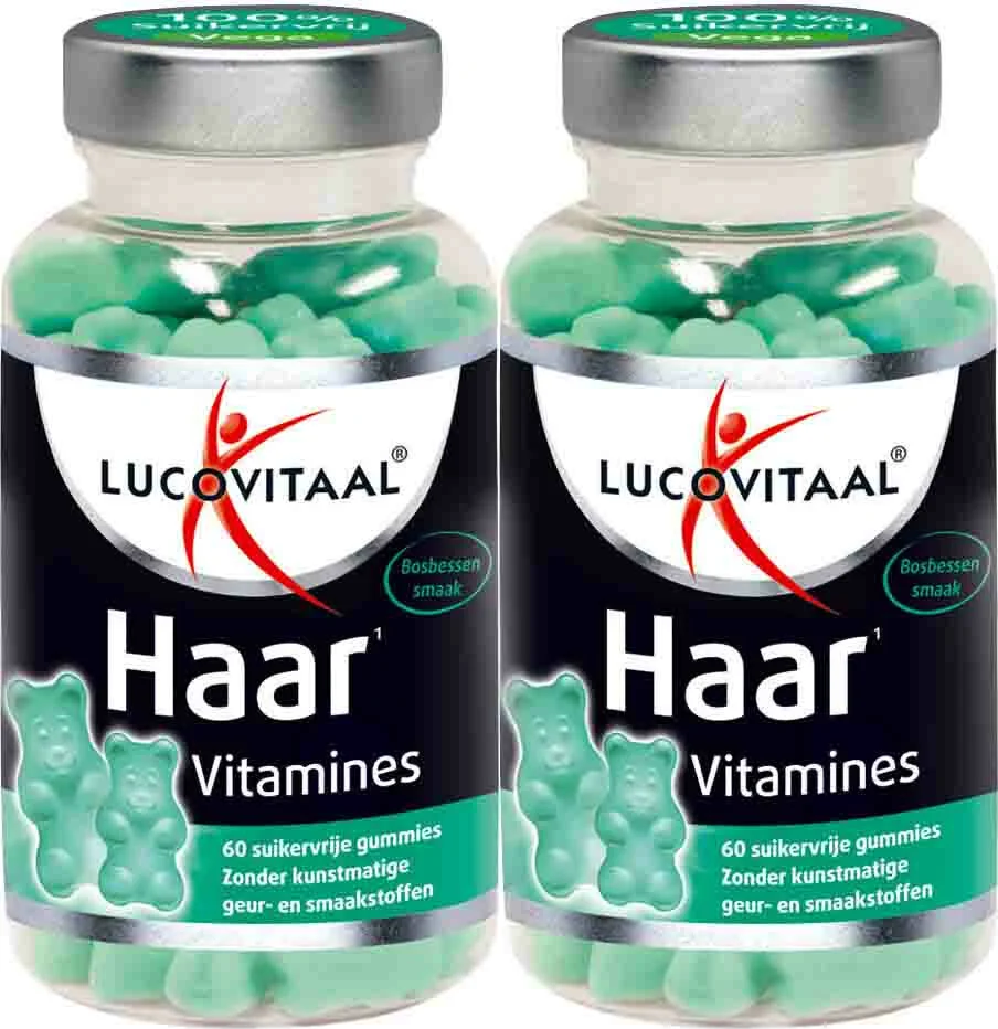 2x Lucovitaal Gummies Vitamine Haar 60 Gummies