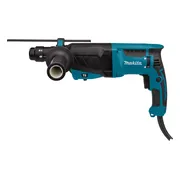 Makita HR2630TX12 Combihamer SDS-Plus 2,4J + snelwisselboorkop + 17 delige boren- en beitelset 800W in koffer