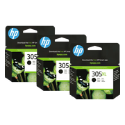HP 305XL Cartridge Zwart (3 stuks)