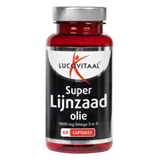 Lucovitaal Super Lijnzaad Olie 1000 mg Omega 3-6-9 60 capsules
