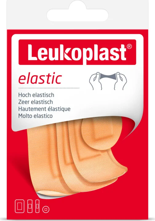 10x Leukoplast Pleister Elastiek 40 stuks