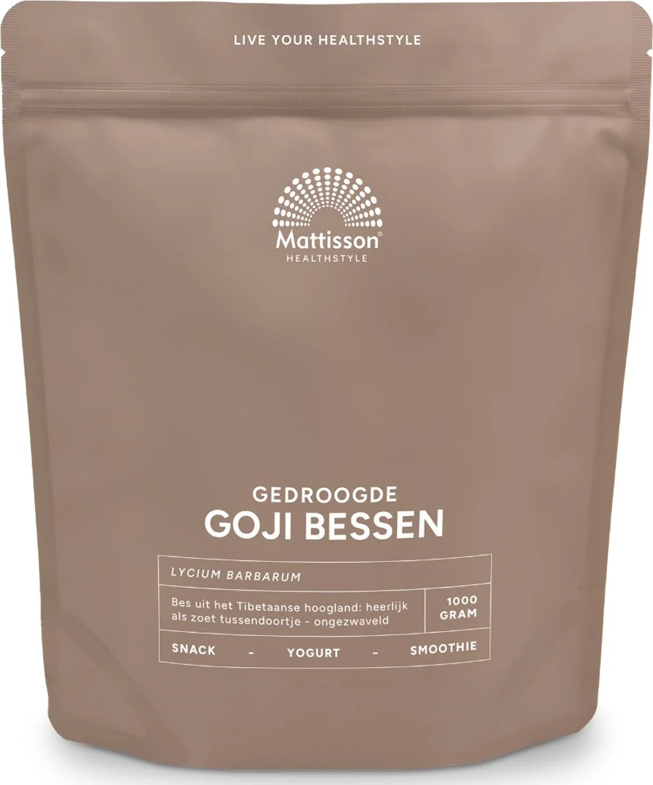 Mattisson HealthStyle Goji Bessen Gedroogd 1KG