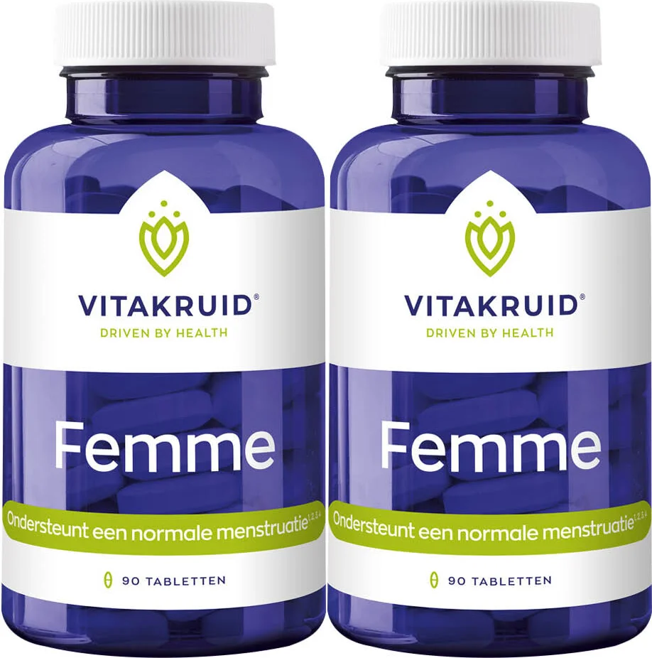 2x Vitakruid Femme 90 tabletten