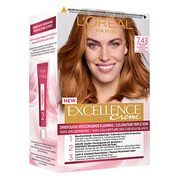 L'Oréal Excellence Crème Permanente Crèmekleuring 7.43 Koper Goudblond