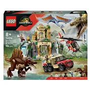 LEGO Jurassic World Spinosaurus en Quetzalcoatlus luchtmissie 76976