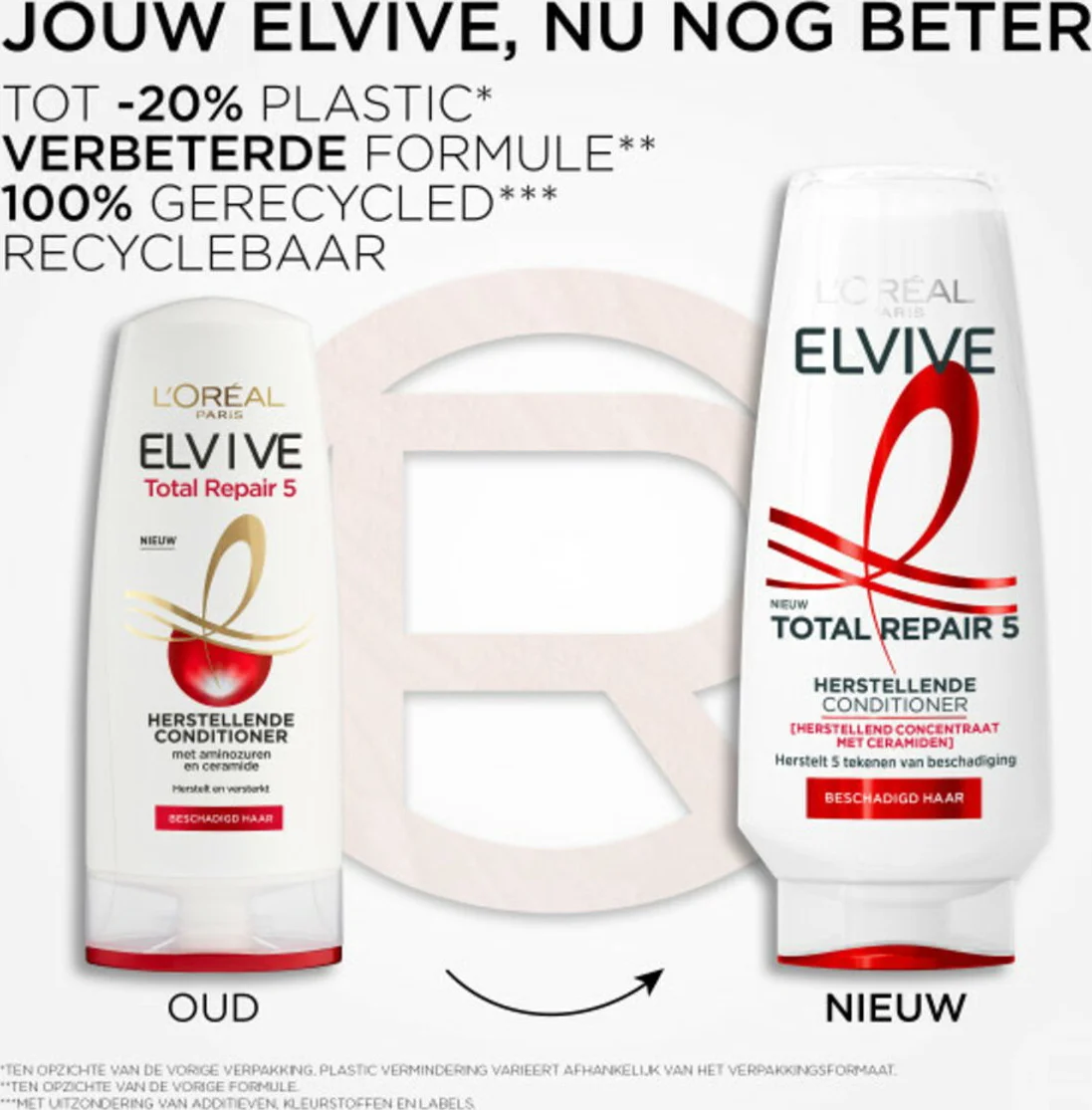 3x L'Oréal Elvive Total Repair 5 Conditioner 200 ml