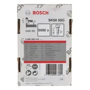 Bosch Professional PRO BN18 Bradnagels 50 mm | 18Ga | Gegalvaniseerd | 2,0 x 1,0 mm | 5000 stuks - 2608200518