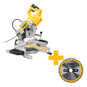 DeWALT DWS777 Afkort-/Verstekzaag met XPS 216mm 1800W