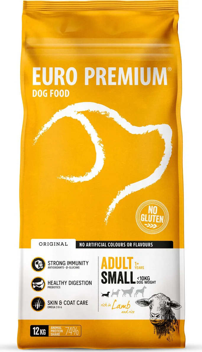 Euro-Premium Adult Small Lam - Rijst 12 kg