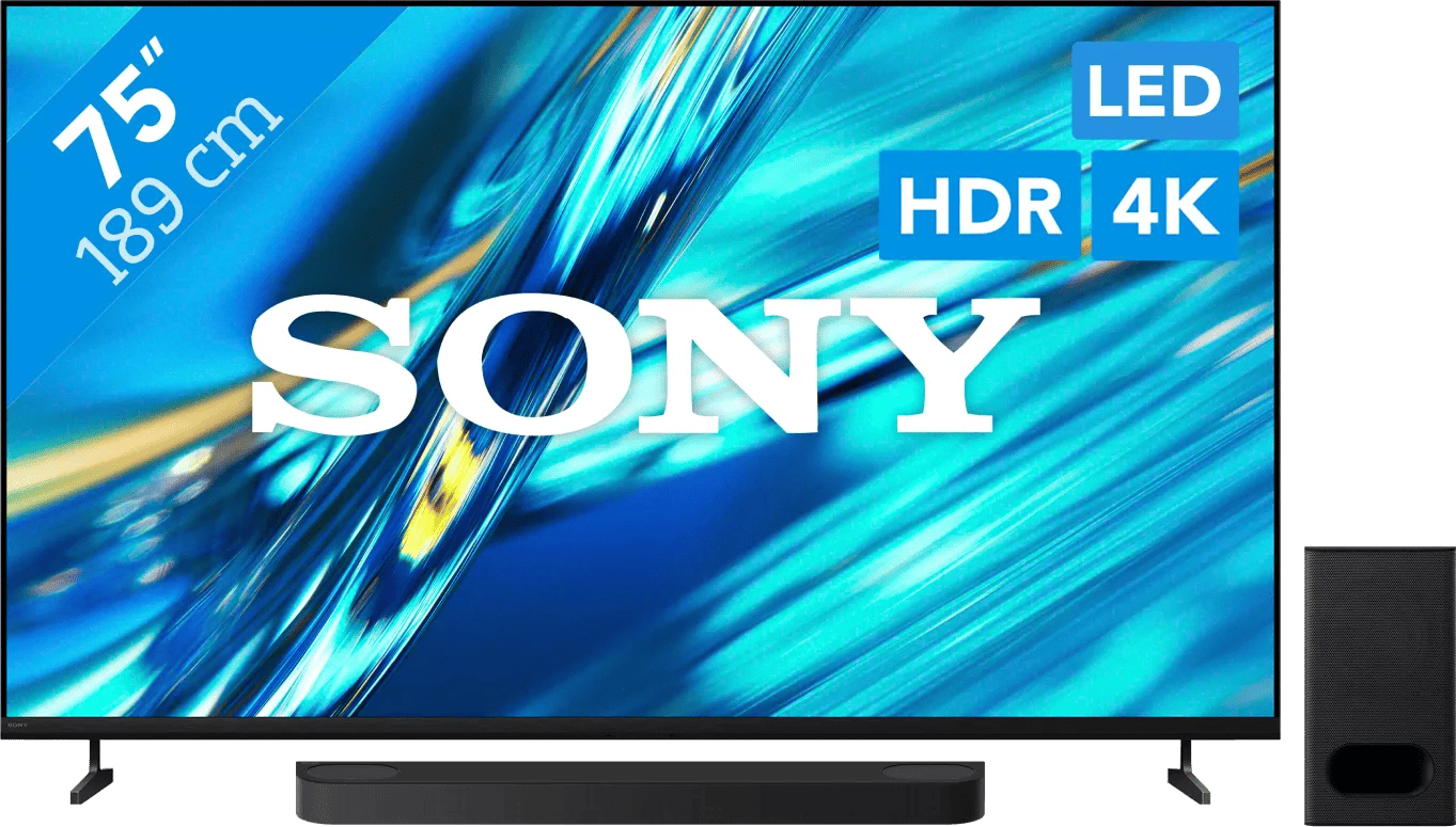 Sony Bravia 3 II Led 75" (2026) + Sony Bravia Theatre Bar 6 Zwart