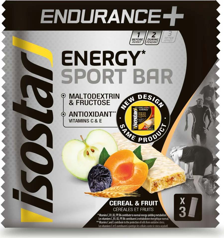 3x Isostar Endurance + Energy Sportreep Fruit 3 x 40 gr