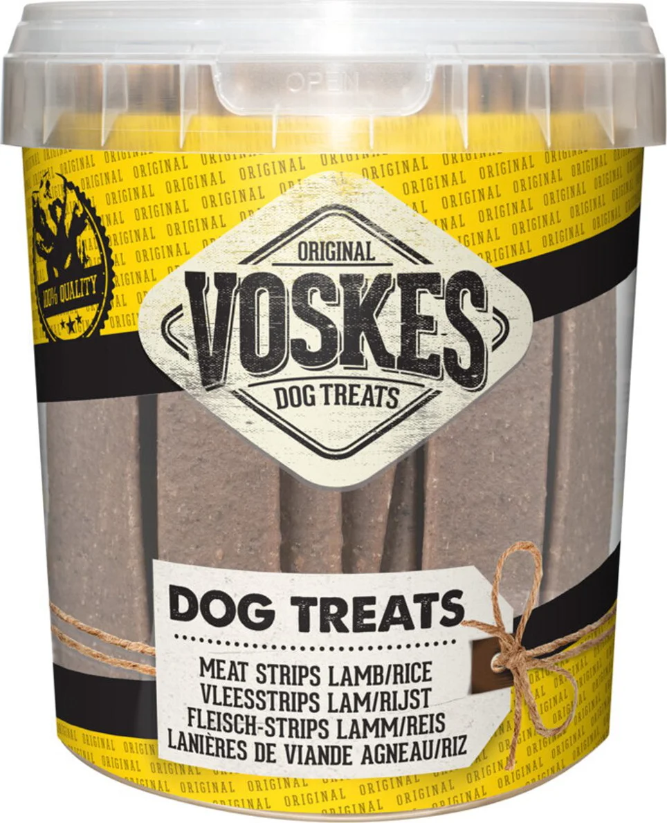 Voskes Emmer Vleesstrips Lam 600 gr