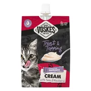 15x Voskes Original Cream Kattensnack Tonijn & Makreel 90 gr