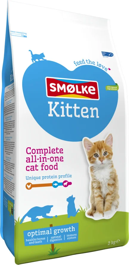 4x Smolke Kattenvoer Kitten 2 kg