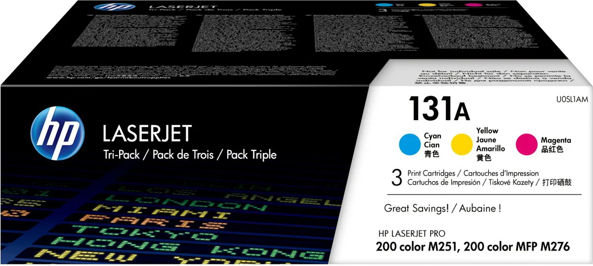 HP 131A Toners Combo Pack