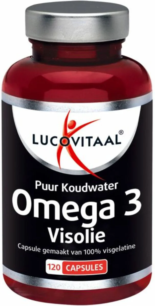Lucovitaal Visolie Puur Koudwater Omega 3 120 capsules