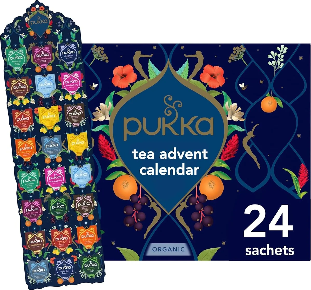 Pukka Biologische Thee Advent Kalender 2026 1 set