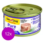 12x GimDog Little Darling Pure Delight Kip - Tonijn 85 gr