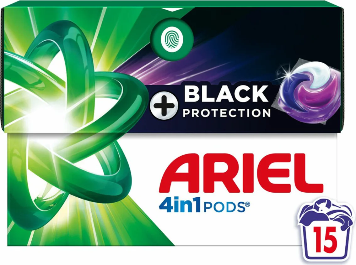 Ariel 4in1 Wasmiddel Pods Revitablack 15 stuks