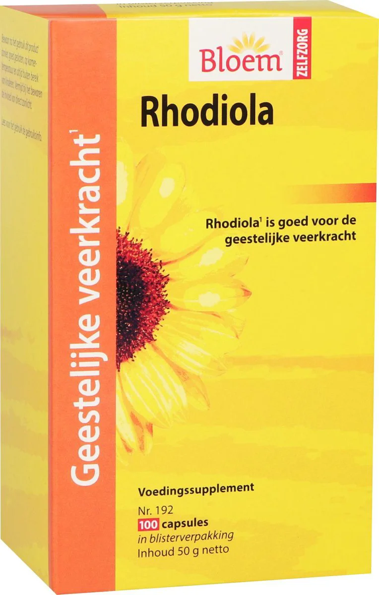 Bloem Rhodiola Capsules 100CP