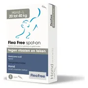 Flea Free Spot-On Anti Vlooien en Teken Druppels Hond 20-40 kg