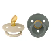 Bibs Fopspeen 0-6 Maanden Anatomic Vanilla/Pine 2ST