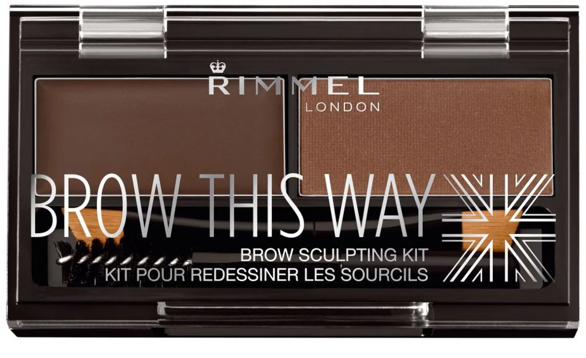 Rimmel London Brow This Way Kit Wenkbrauwpoeder - 002 Medium Brown